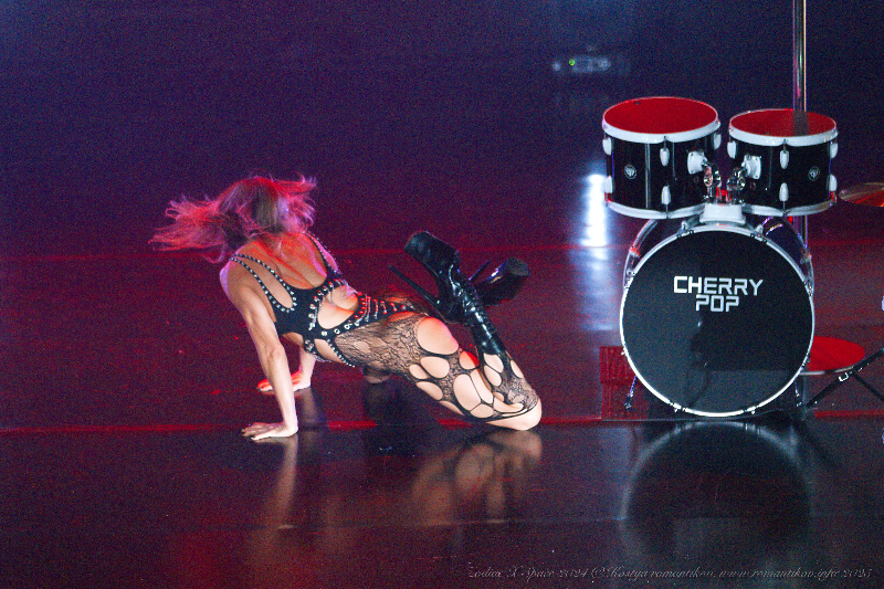 Zodiac X Space 2024 (blackfishnetpantyhose, blackfishnettights, dance, dancedress, dancer, exotic, exoticdance, pantyhose, patternedpantyhose, poledance, strip, stripdance, tights, tornpantyhose, torntights, колготки, стрипденс, танцор, чёрныеколготки) Zodiac X Space 2024