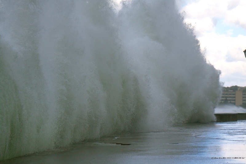 Storm in Sebastopol, Crimea