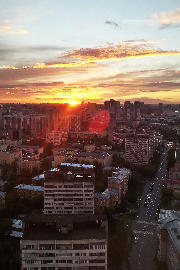 My office with the view :) Sunset over Moscow today :) <a href='/?p=albums&gallery=nature&image=29026986015'>⛶</a>