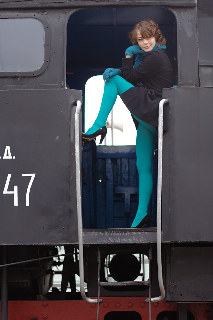 FotoRomantika: Asya Ozhogina, Soviet Union trains