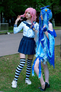 Ksusha and Nadya, EpicCon 2019 cosplay fest, Moscow, Russia <a href='/?p=albums&gallery=outdoor&image=48615363193'>⛶</a>