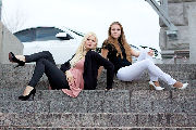 Olya and Alena, Patriarshiy bridge, Moscow, Russia <a href='/?p=albums&gallery=leggings&image=6510091259'>⛶</a>