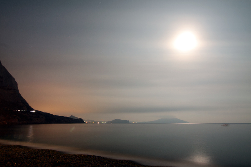 View from Noviy Svet to Sudak